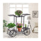 Plant Stand Outdoor Indoor Metal Flower Pots Rack Shelf Corner Planter