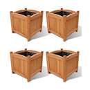 Planters 4 Pcs 30 X 30 X 30 Cm