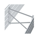 Garden Planter Galvanized Steel 160X40X45 Cm