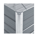 Garden Planter Galvanized Steel 100X40X77 Cm