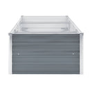 Garden Planter Galvanized Steel 240X80X45 Cm