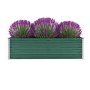 Garden Planter Galvanized Steel 160X40X45 Cm