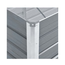 Garden Planter Galvanized Steel 160X40X45 Cm