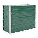 Garden Planter Galvanized Steel 100X40X77 Cm