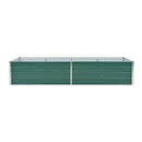 Garden Planter Galvanized Steel 240X80X45 Cm