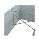 Garden Planter Galvanized Steel 240X80X45 Cm