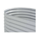 Garden Planter 240X80X81 Cm Galvanized Steel Silver
