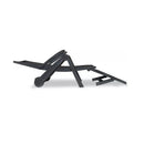 Sun Lounger With Footrest Plastic