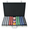 Poker Set With 1000 Chips Plastic And Aluminium