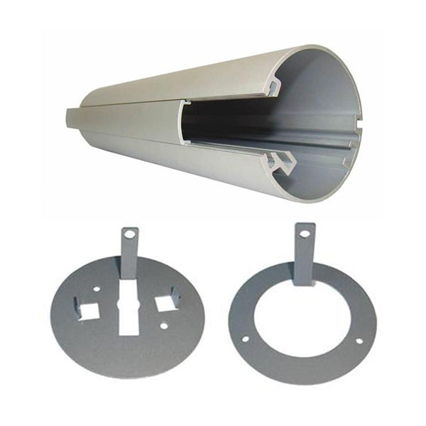 280Cm X 80Mm Dia Floor Plate To Ceiling Power Pole Kit