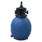 Pool Sand Filter With 4 Position Valve Blue 300 Mm