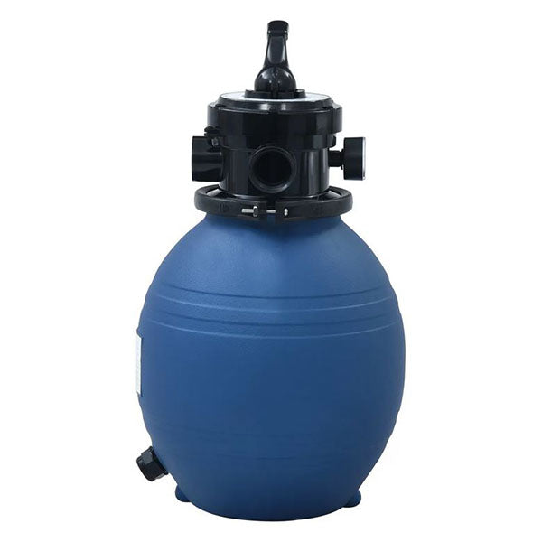 Pool Sand Filter With 4 Position Valve Blue 300 Mm