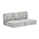 Pouffe Fabric 120X80X45 Cm