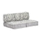 Pouffe Fabric 120X80X45 Cm