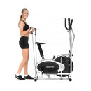 2 In 1 Elliptical Cross Trainer Exercise Bike With Resistance Bands