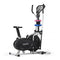 Elliptical Cross Trainer Exercise Bike With Weights Resistance Bands