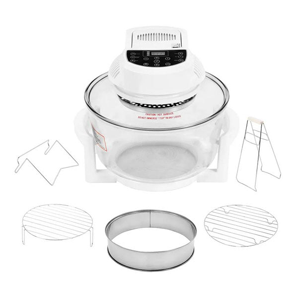 Halogen Convection Oven With Extension Ring And Digital Timer