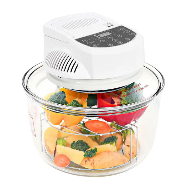Halogen Convection Oven With Extension Ring And Digital Timer