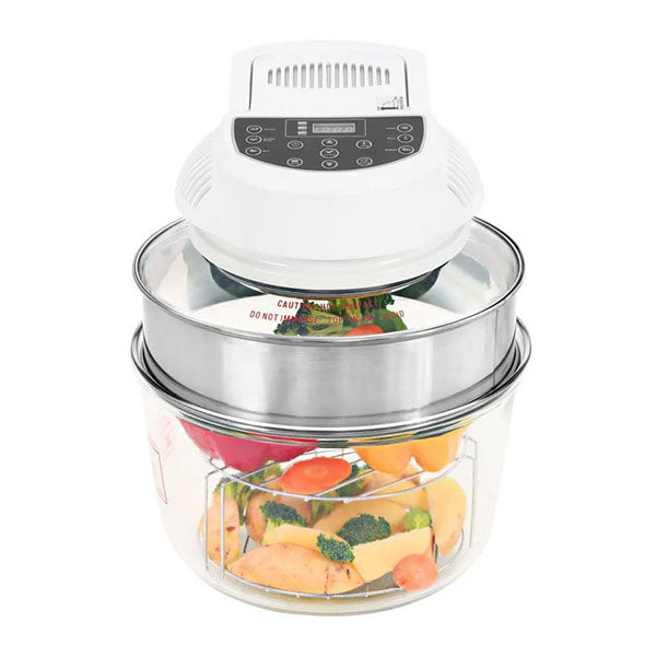 Halogen Convection Oven With Extension Ring And Digital Timer