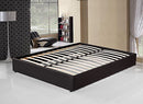 PU Leather Double Bed Ensemble Frame