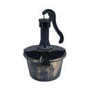 Garden Water Fountain Barrel With Pump
