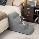 4 Tier Foam Dog Ramp With Washable Zippered Cover