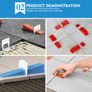 600X 2Mm Tile Leveling System Clips Levelling Spacer Tiling Tool Floor Wall