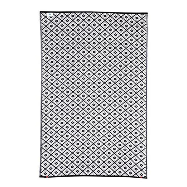 White Recycled Plastic Outdoor Rug and Mat