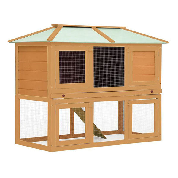 Animal Rabbit Cage Double Floor