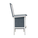Outdoor Rabbit Hutch 1 Layer Grey Wood