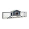Rabbit Hutch 303X60X86 Cm Solid Pine And Fir Wood