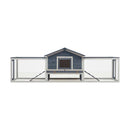 Rabbit Hutch 303X60X86 Cm Solid Pine And Fir Wood
