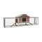 Rabbit Hutch 303X60X86 Cm Solid Pine And Fir Wood