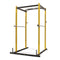 Fitness Power Rack 140X145X214 Cm Yellow And Black