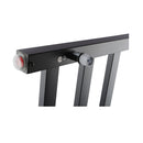 Black 912X620Mm Electric Heated Towel Rack Square 8 Bars