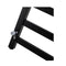 Black 912X620Mm Electric Heated Towel Rack Square 8 Bars