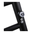 7 Bar Electric Heated Towel Rack Round Towel Rail Warmer Clothes Black