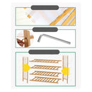 Bamboo Shoe Rack Storage Wooden Organizer Shelf Stand 5 Tiers Layers 70Cm