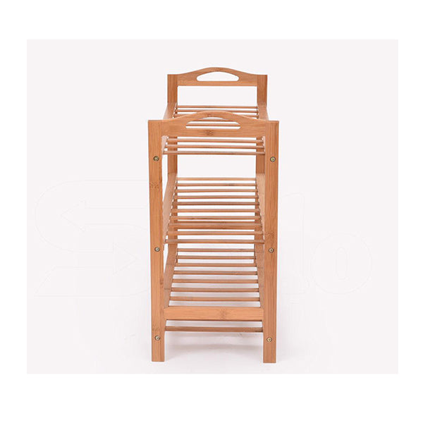 3 Tiers Bamboo Shoe Rack Storage Organizer Wooden Shelf Stand Shelves
