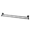 Euro Pin Lever Round Black Double Towel Rack Rail 790 Mm