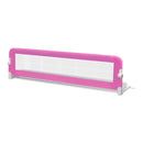 Toddler Safety Bed Rail 2 Pcs Pink 150X42 Cm