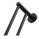 800Mm Double Towel Rail Rack Bar Cut To Size Black Round Towel Holder
