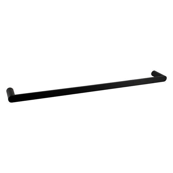 Black Towel Rail 800 Mm Stainless Steel Wall Mounted