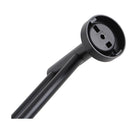 800Mm Double Towel Rail Rack Bar Cut To Size Black Round Towel Holder