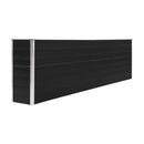 Raised Garden Bed 320X40X77 Cm Galvanised Steel