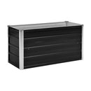Garden Raised Bed Anthracite 100X40X45 Cm Galvanised Steel