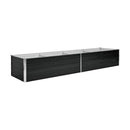 Garden Raised Bed Anthracite 320X80X45 Cm Galvanised Steel