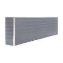 Raised Garden Bed 320X40X77 Cm Galvanised Steel