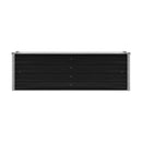 Garden Raised Bed Anthracite 160X40X45 Cm Galvanised Steel