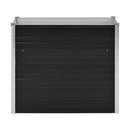 Garden Raised Bed Anthracite 100X40X77 Cm Galvanised Steel